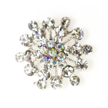 Diamond Brooch 32mm